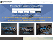 Tablet Screenshot of intermountaincoach.com